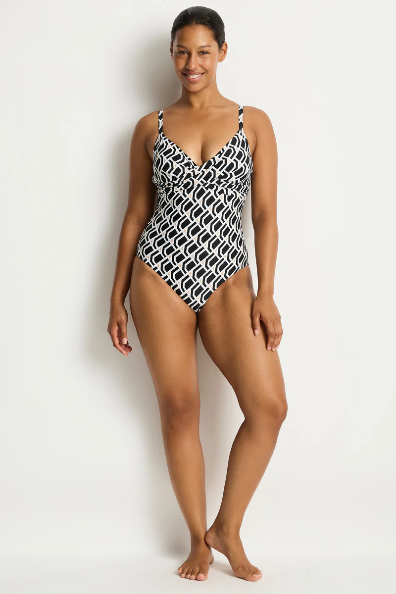 Costa Cross Front Scoop Back One Piece