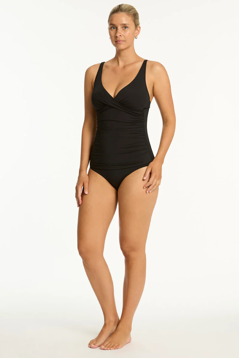 Eco Essentials Cross Front Tankini - Image 3