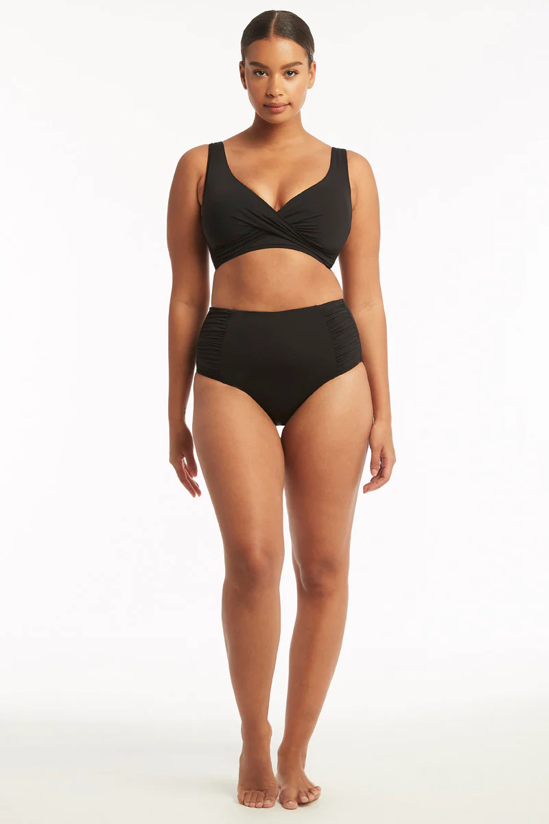 Eco Essentials High Waist Gathered Side Pant - Image 3
