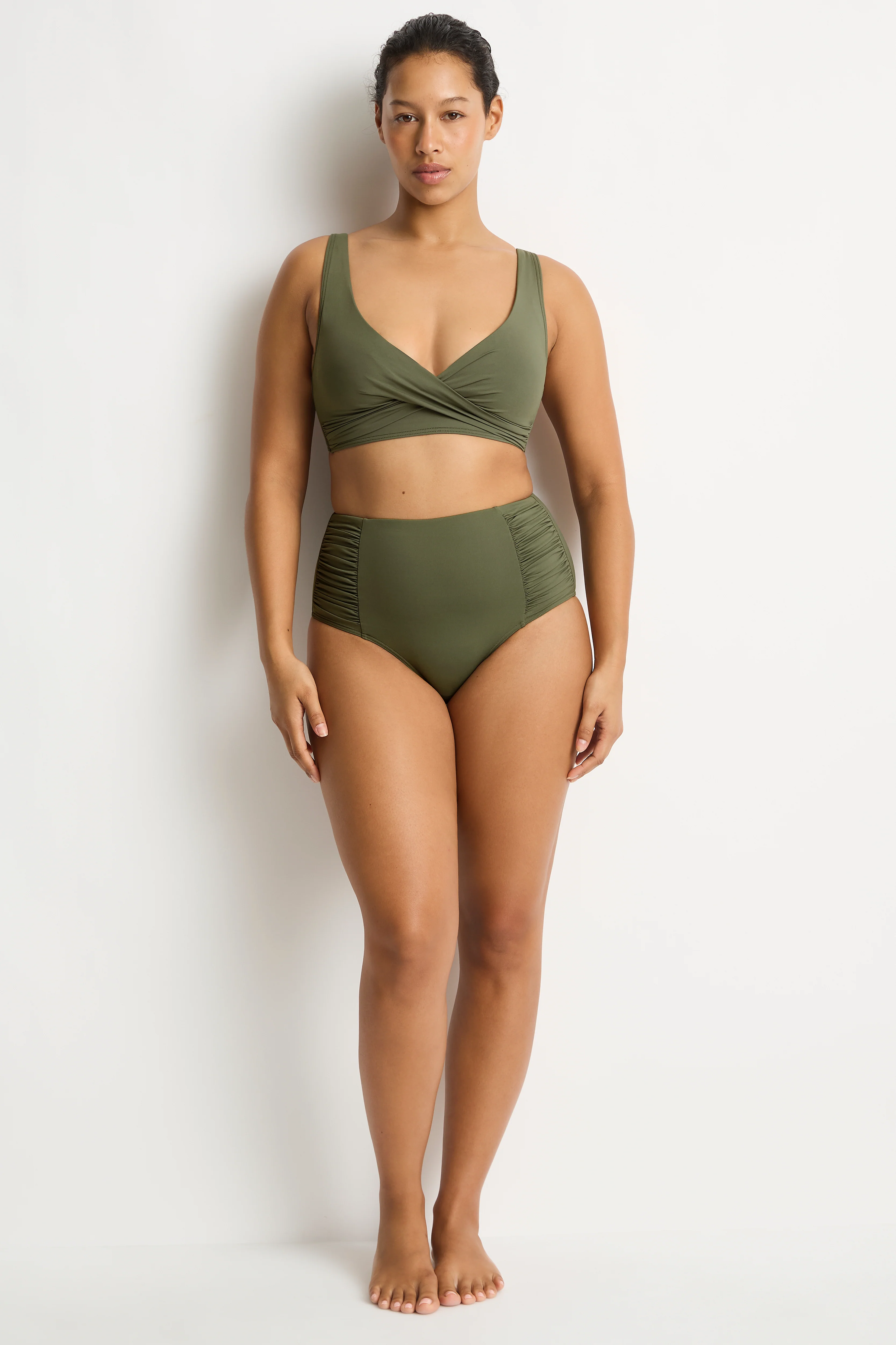 Eco Essentials High Waist Gathered Side Pant - Image 3