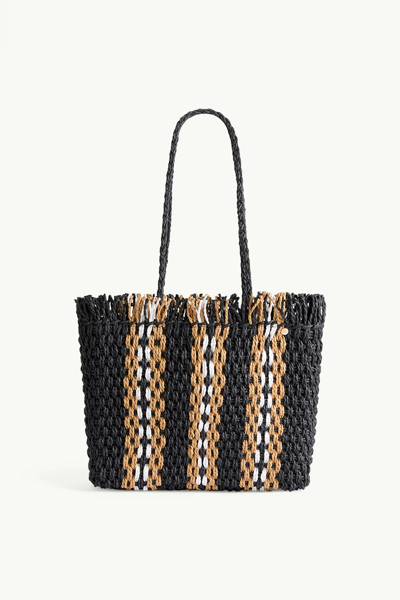 Straw Weave Beach Bag - Image 2