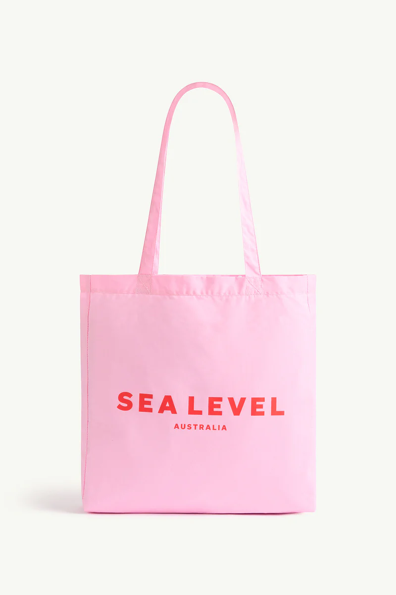 Logo Cotton Beach Tote