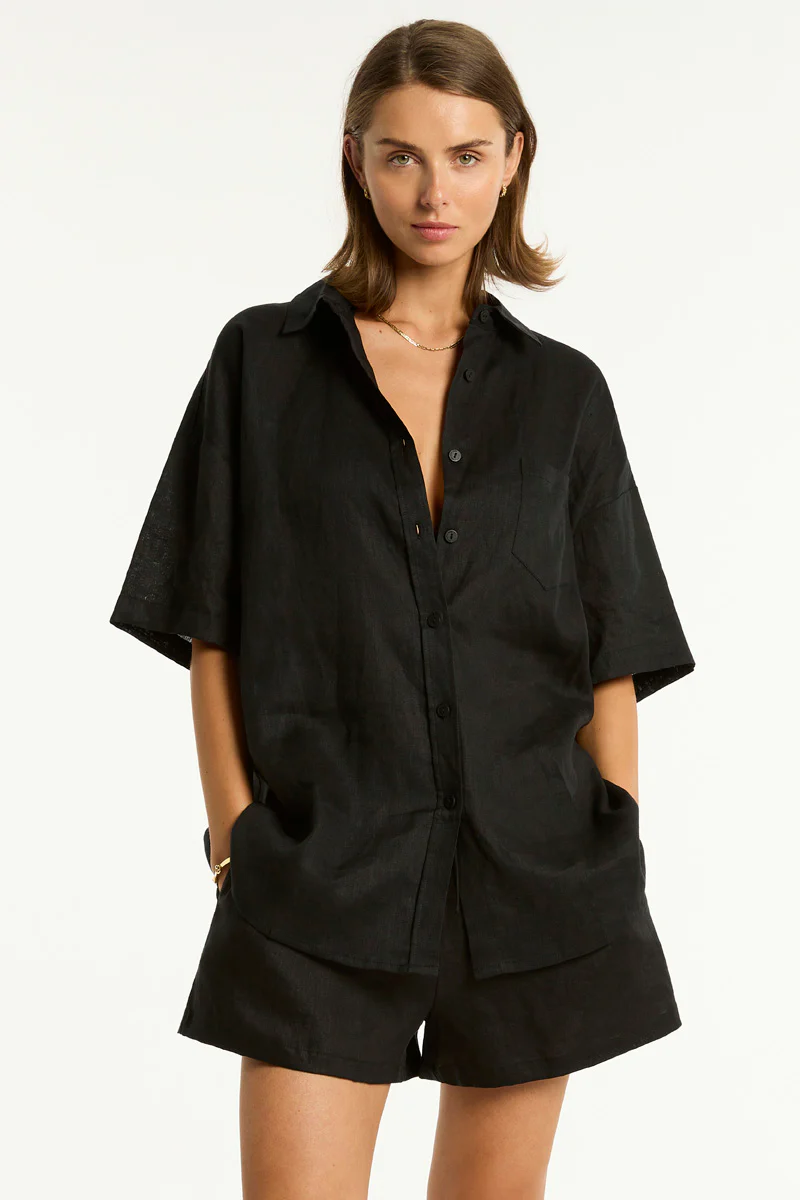 Resort Linen Aloha Shirt - Image 3