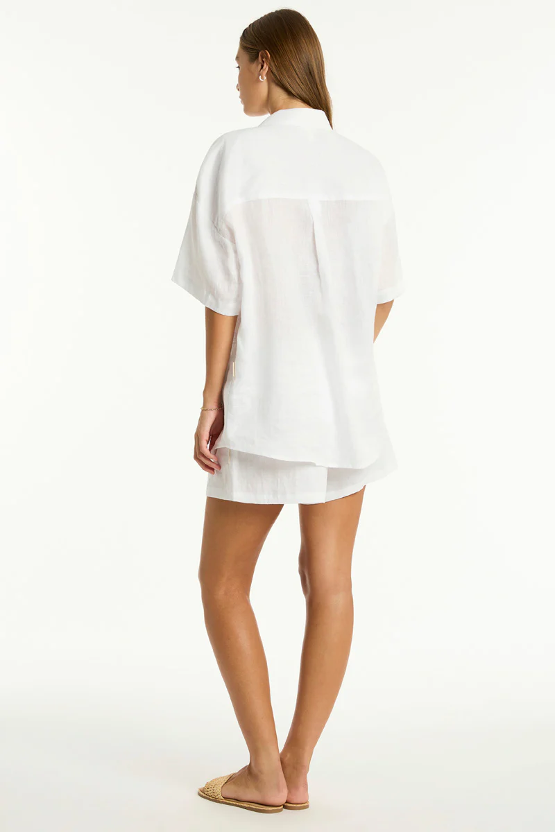 Resort Linen Aloha Shirt - Image 5