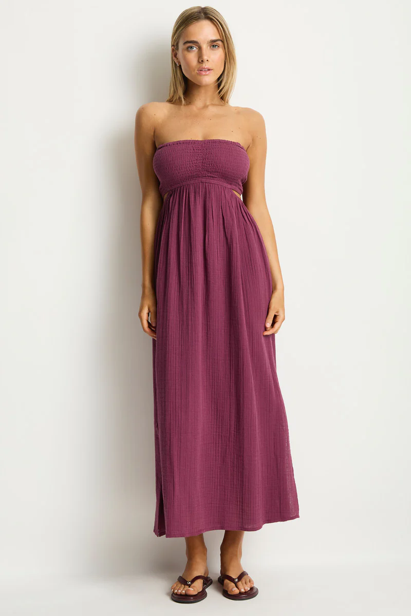 Sunset Cutaway Bandeau Dress - Image 3