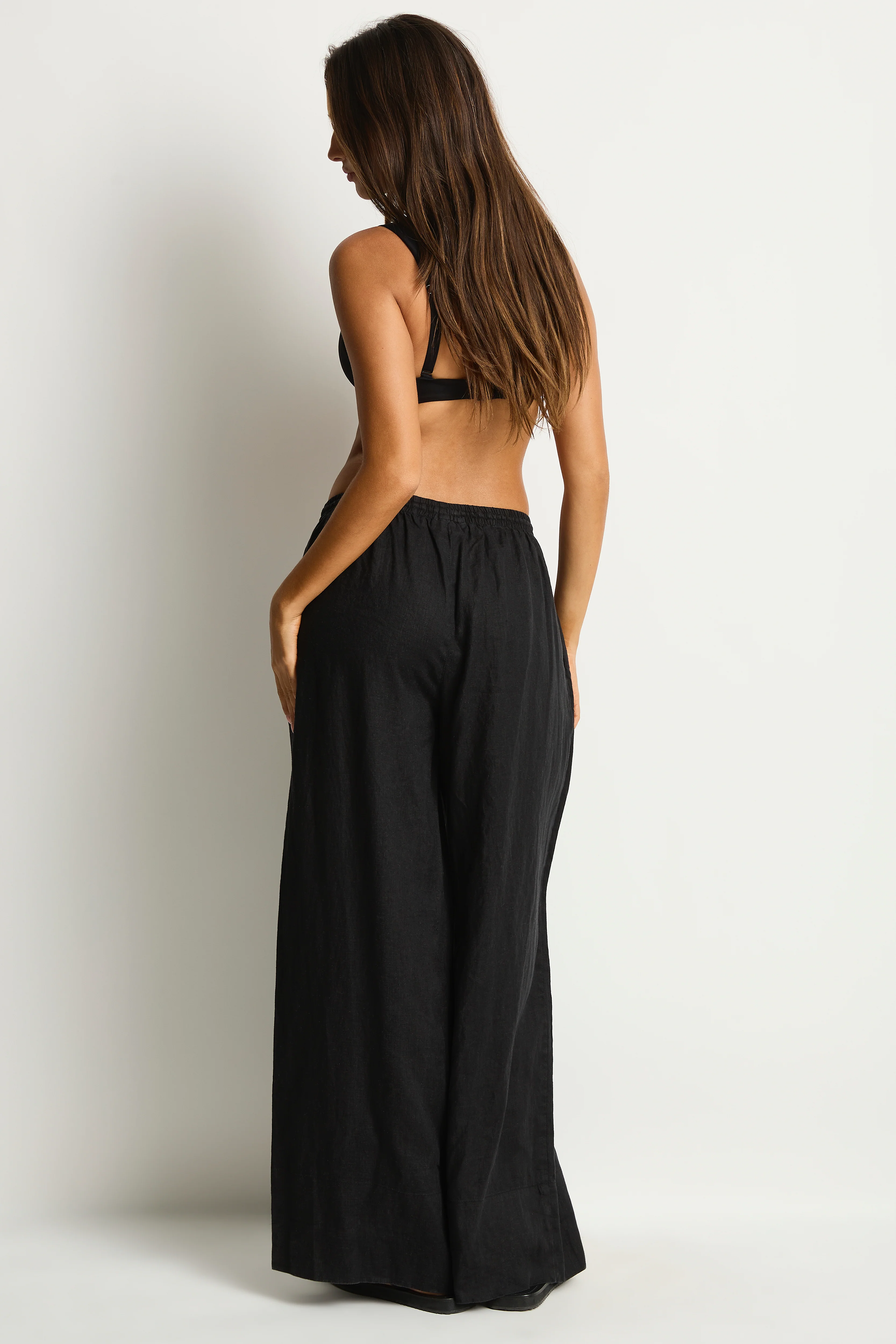 Shore Linen Palazzo Pant - Image 3