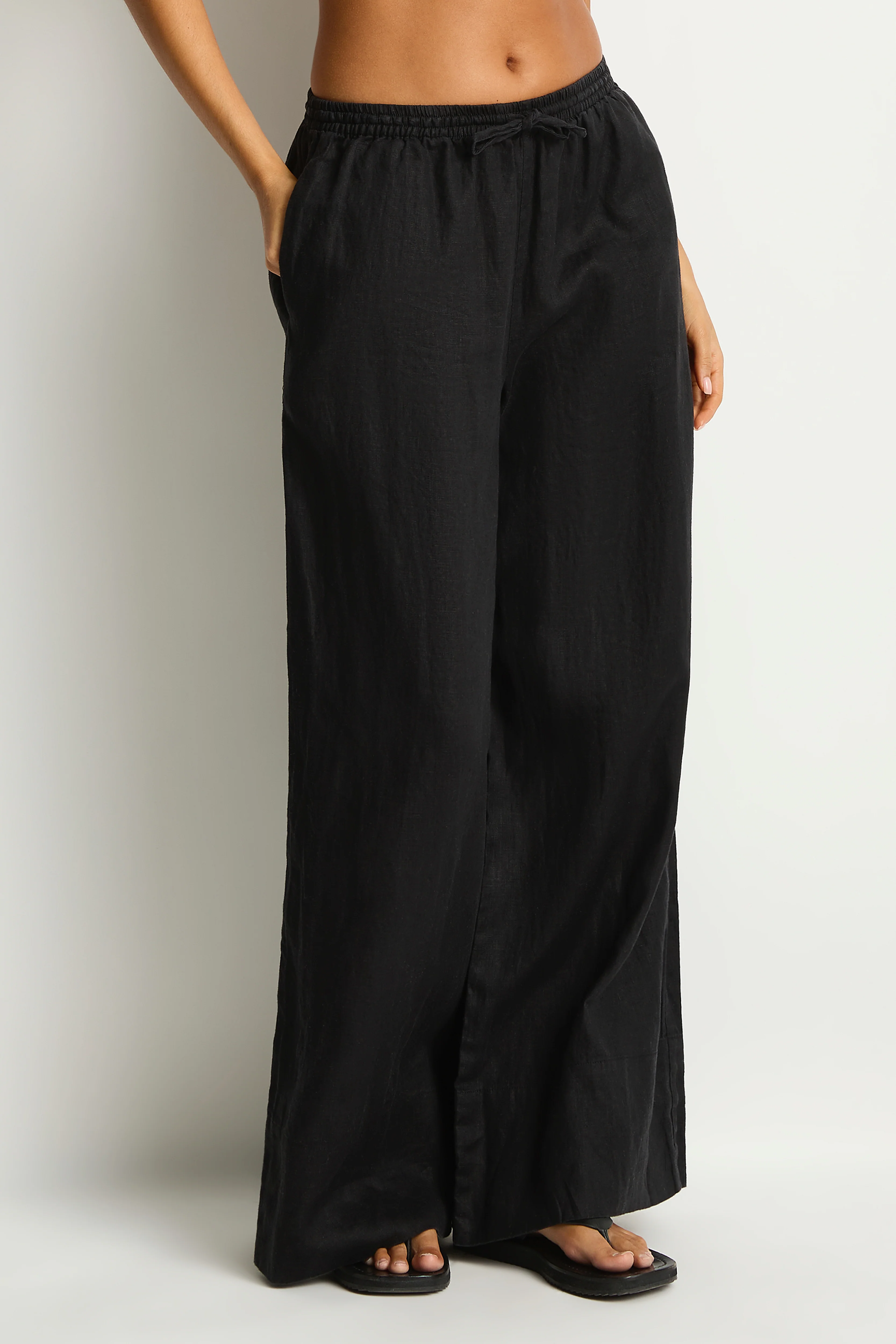 Shore Linen Palazzo Pant - Image 4