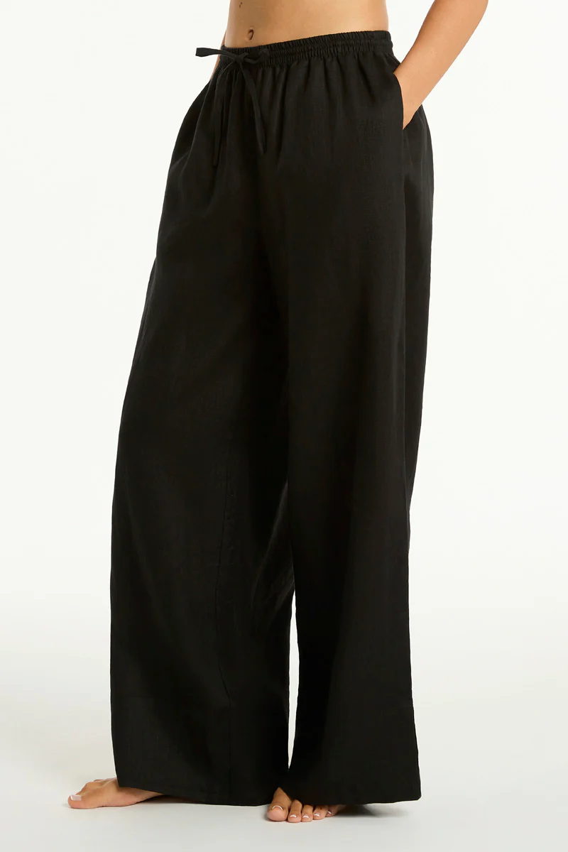 Tidal Linen Palazzo Pant - Image 3