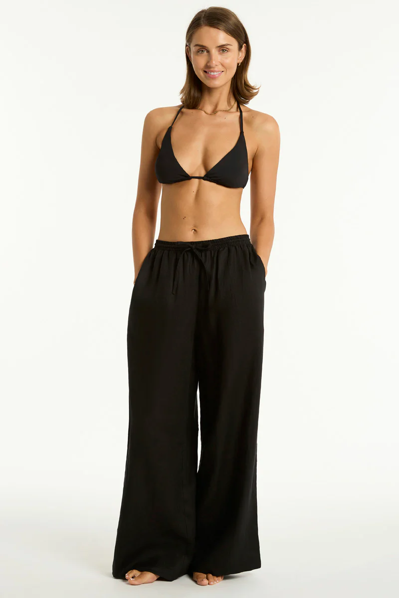 Tidal Linen Palazzo Pant - Image 5