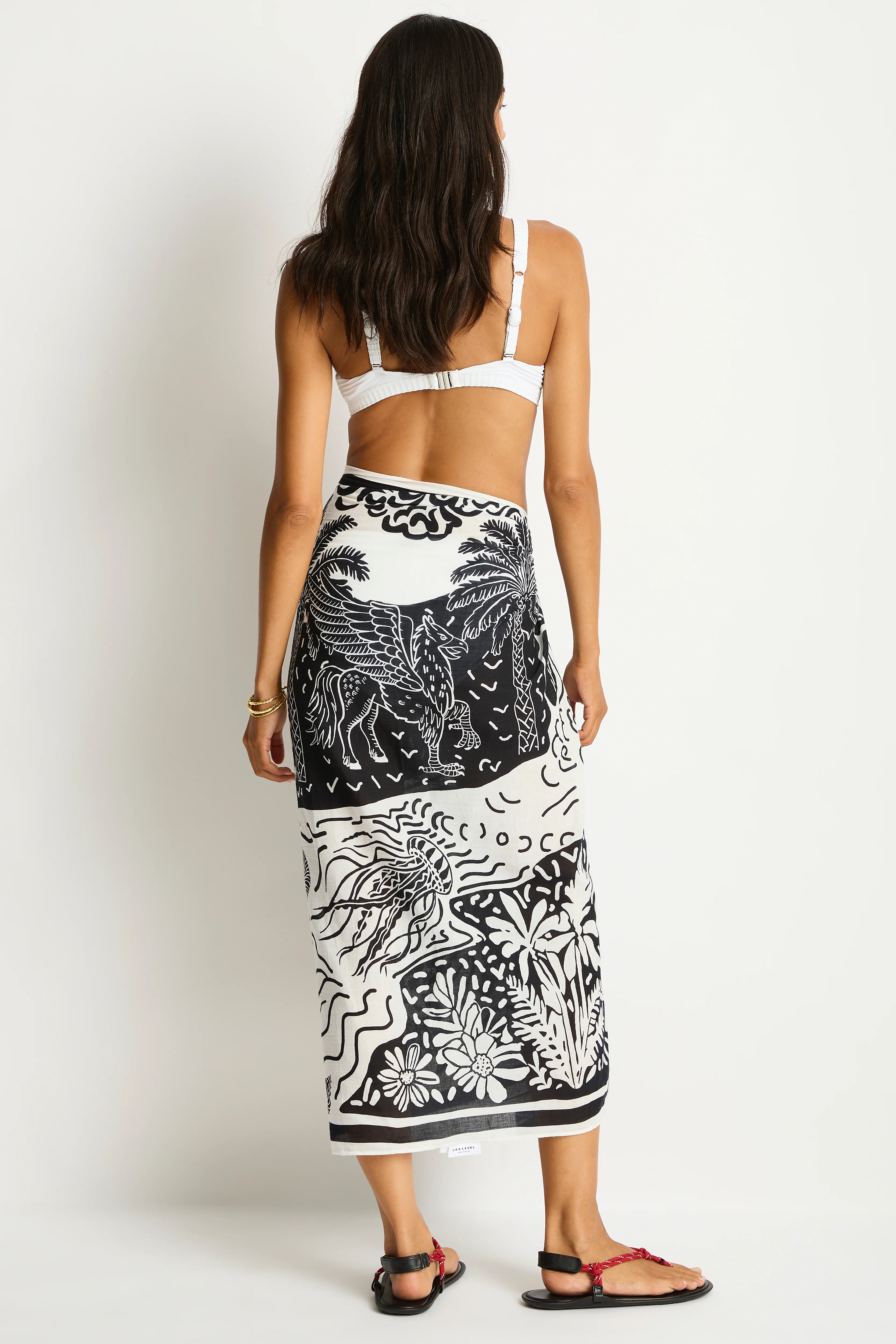 Jungle Lino Long Sarong - Image 3