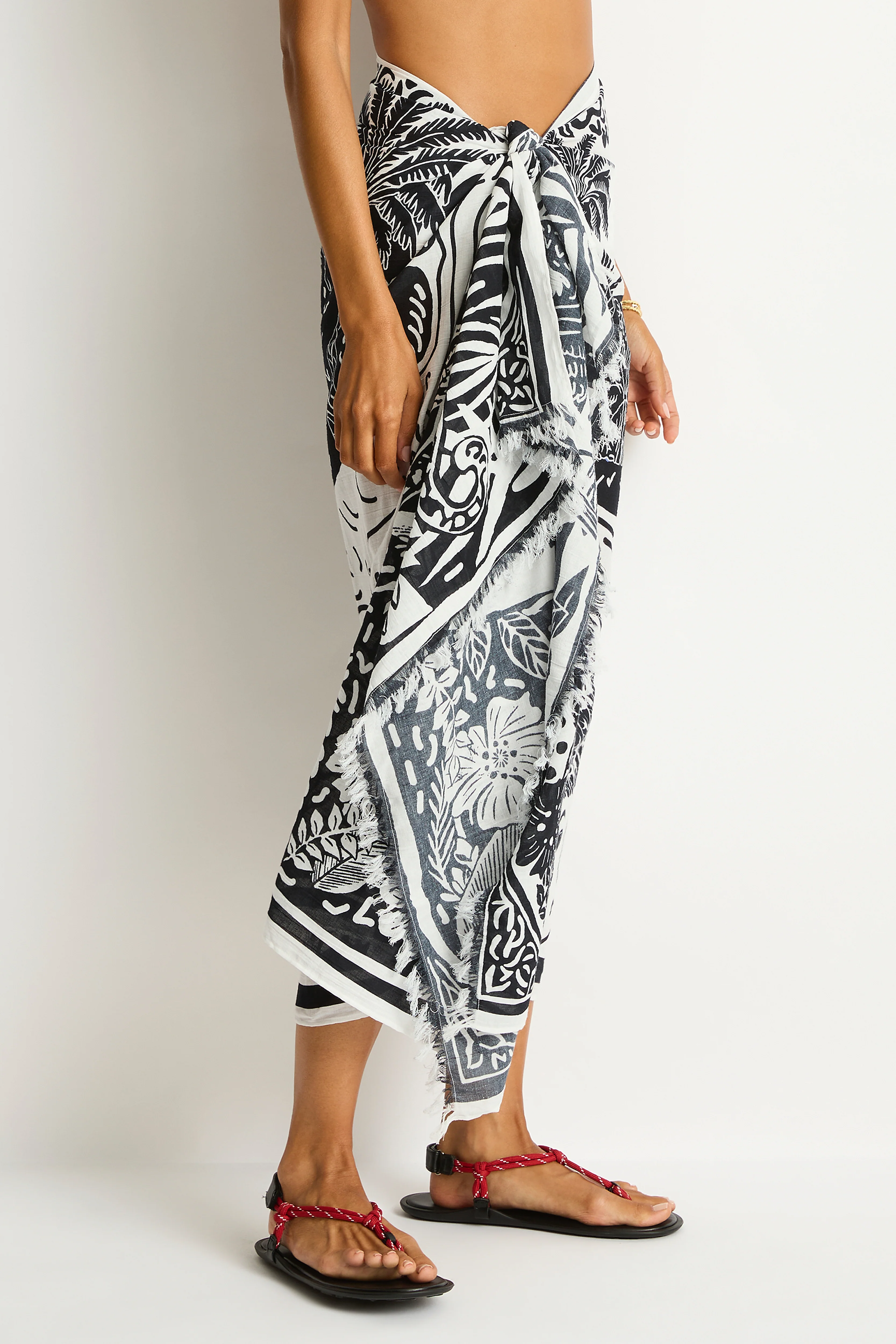 Jungle Lino Long Sarong - Image 4