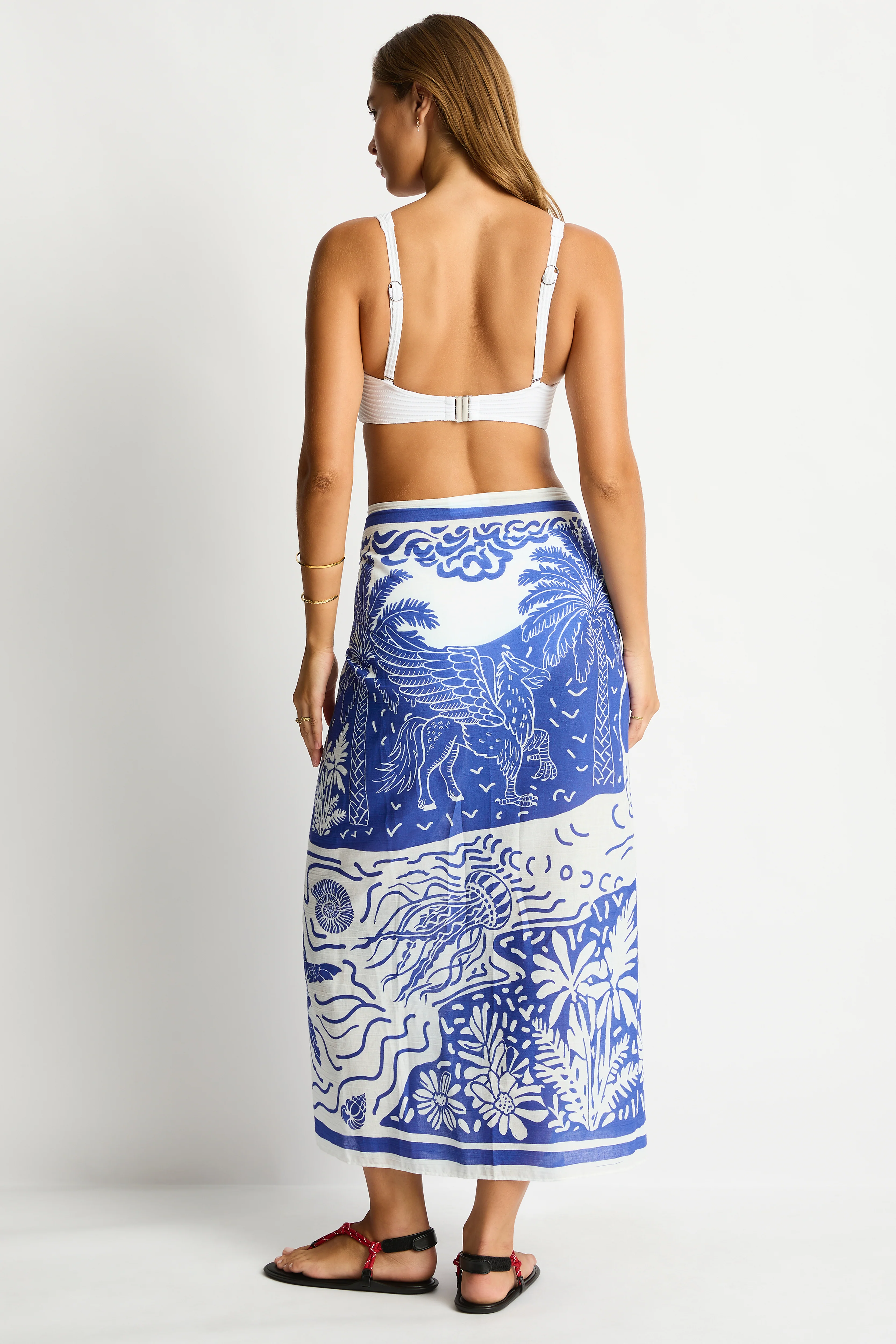 Jungle Lino Long Sarong - Image 4
