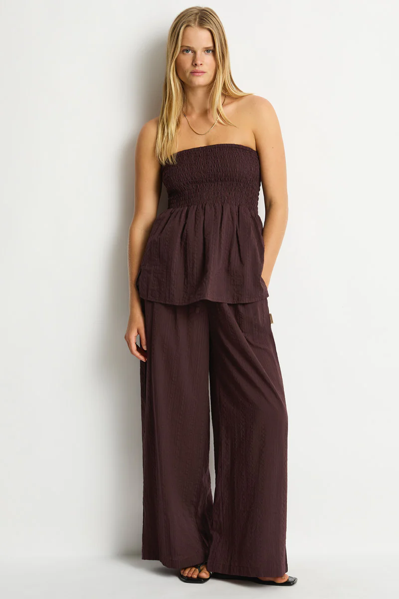 Shirred Bandeau Top - Full Price