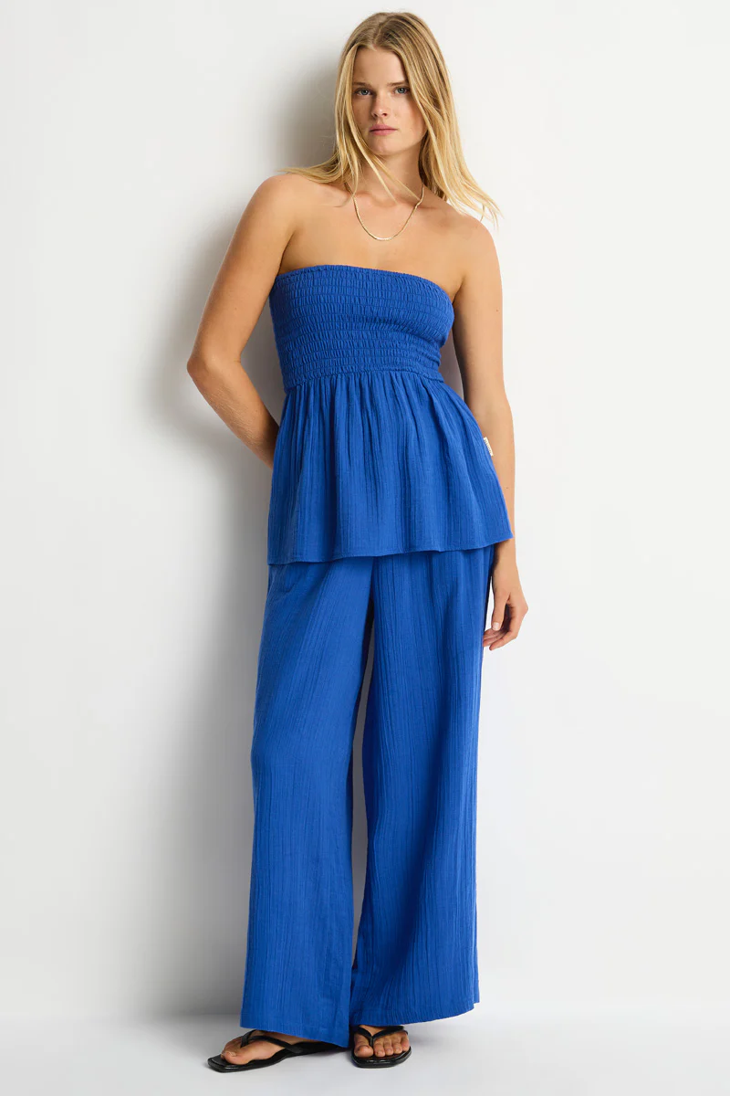 Sunset Shirred Bandeau Top - Image 4