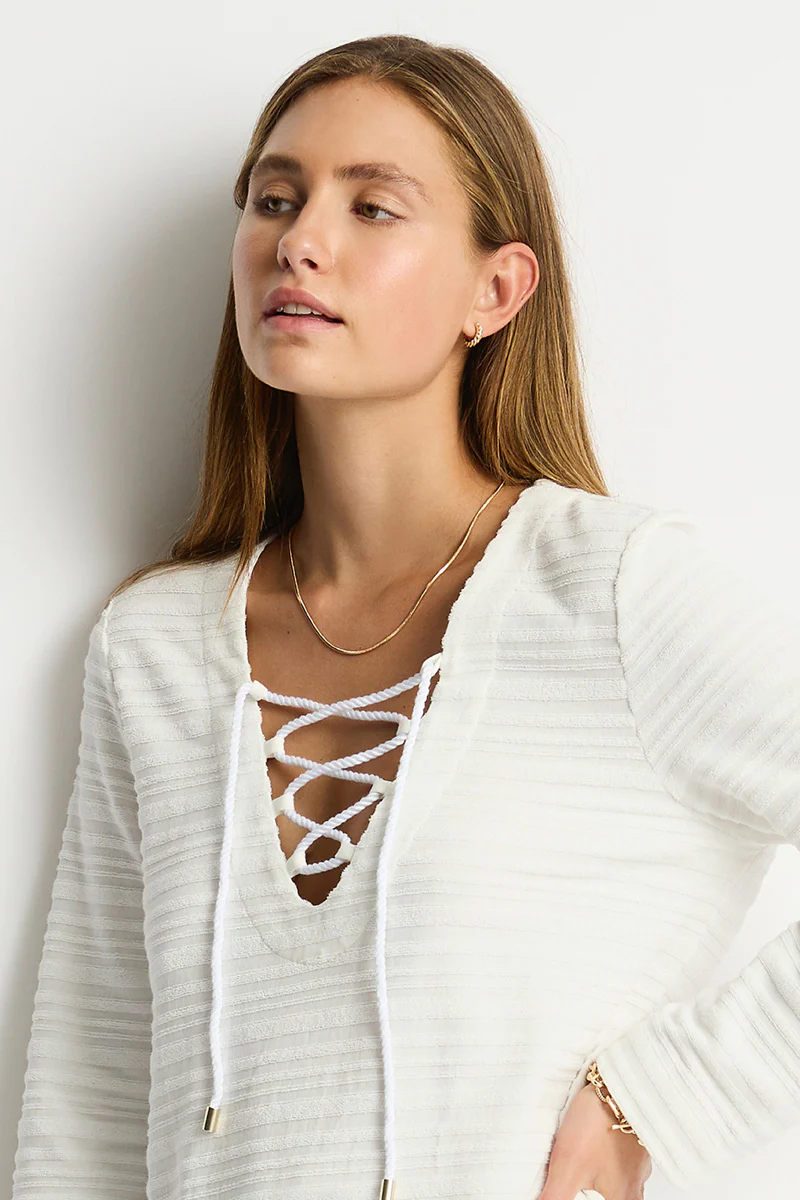 Horizon Lace Up Dress - Image 5