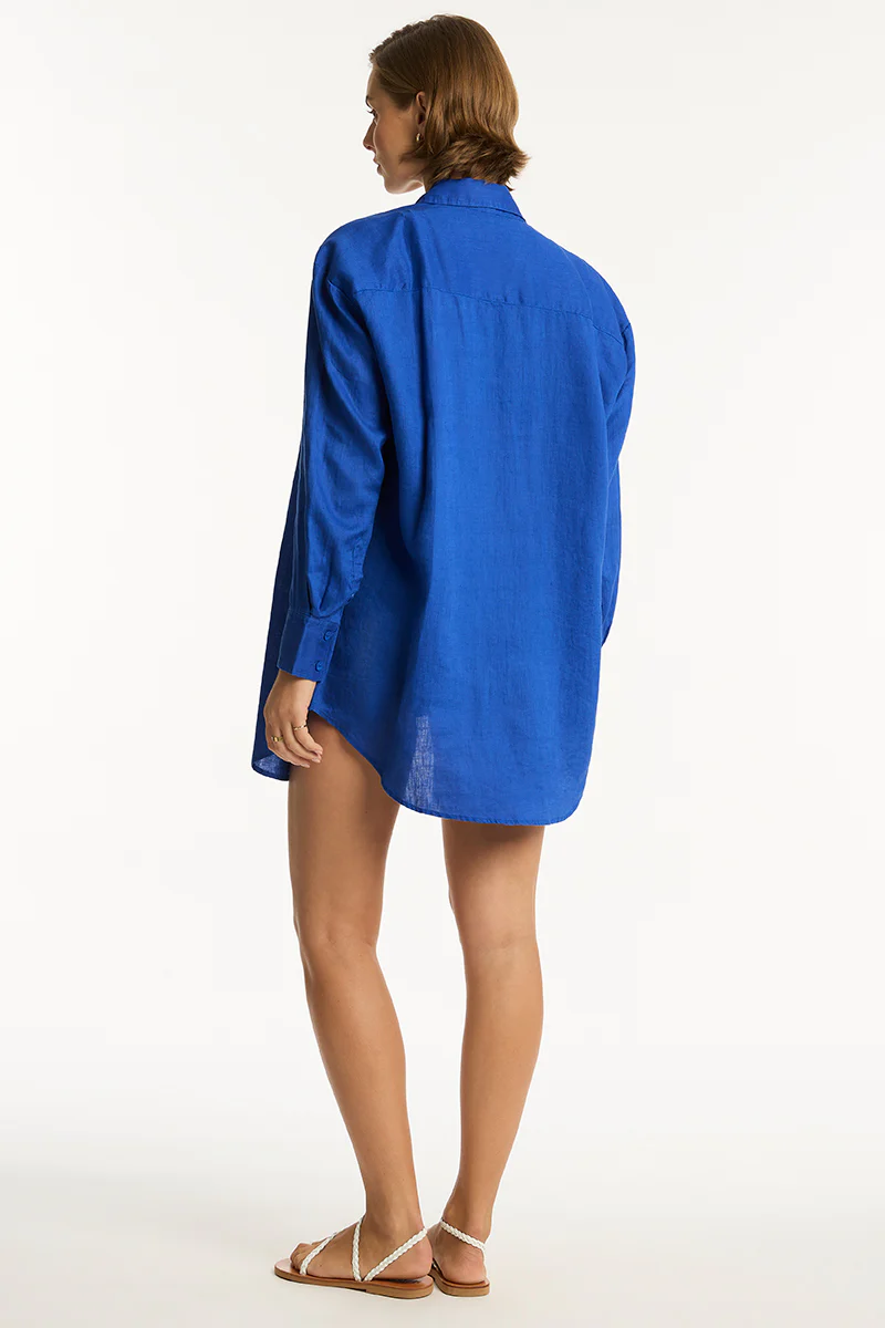 Resort Linen Cover Up - Image 4